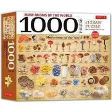 Tuttle Mushrooms of the World 1000 Piece Jigsaw Puzzle: for Adults and Families Finished Puzzle Size 29 x 20 inch 74 x 51 cm; A3 Sized Poster