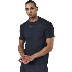 Herre - Seamless T-skjorter Hummel Cube Seamless T-Shirt Blue, Male, Tøj, T-shirt, Træning, Blå