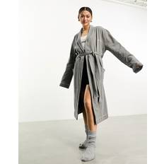 Calvin Klein L Robes Calvin Klein ROBE PA7 Ladies Bathrobes Grey-S/M Small/Medium