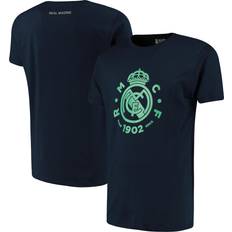 T-Shirts Real Madrid Green Crest Logo T-Shirt Navy Mens