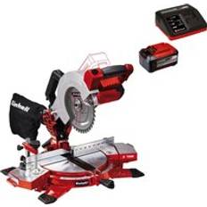 Einhell TE-MS 18/210 Li 18v Cordless Compound Mitre Saw 210mm 1 x 5.2ah Li-ion Charger No Case