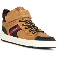 Yellow Trainers Children's Shoes Geox Kids Weemble Breathable High Top Trainers with Touch 'n' Close Fastening Yellow