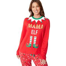 Women Pyjamas Ladies Elfmas Family Pyjama Set 10-12