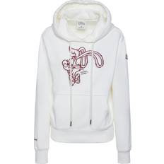Moncler Hoodies Jumpers Moncler Off-White Embroidered Hoodie 032 WHITE
