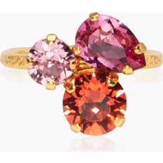 Kristall Ringar Caroline Svedbom Colette Ring Coral Combo