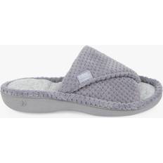 Textured Popcorn Turnover Mule Slippers