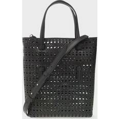 Alaïa Noir Mina Cut-out Leather Top-handle bag