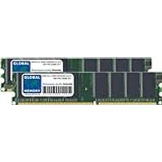 Global Memory 2GB 2 x 1GB DDR 333MHz PC2700 184-PIN DIMM MINNE RAM KIT FÖR PC-DATORER/MOTORBOARDS