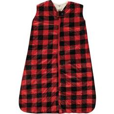 Red Sleeping Bags Hudson Baby Infant Boy Mink with Faux Shearling Inner Sleeping Bag Sack Blanket Buffalo Plaid 6-12 Months