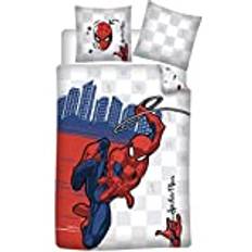 Spider-Man Kinder Bettwäsche-Set Marvel Bettbezug (200x140cm)