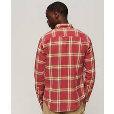 Superdry Shirts Superdry Men's Organic Cotton Lumberjack Check Shirt Red