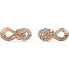 Kristall Ringar Guess Ladies Endless Dream Rose Gold Crystal Earrings UBE03262RG