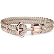 Paul Hewitt Damen Armband Phrep Textil beige rosé