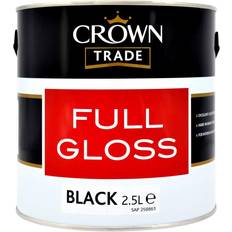 Crown Black Paint Crown Full Gloss 00E53 Ready Mixed Black 2.5L