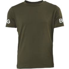 Kinderbekleidung Björn Borg Jr Tee Green, Unisex, Tøj, T-shirt, Træning, Grøn, 122/128