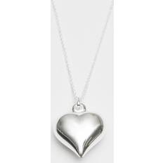 Puff Heart Pendant Necklace