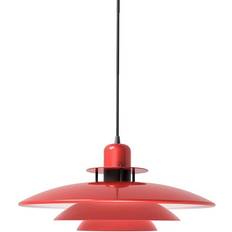 Belid Primus Glossy Red/Matte Black Pendellampa ∅ 43cm
