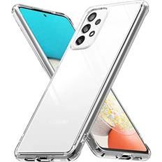 Rearth Ringke Fusion Case Compatible with Samsung Galaxy A53 Transparent PC Back TPU Bumper Drop Protection Phone Cover Clear