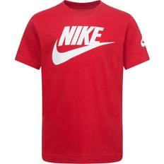 Nike Röda Överdelar Nike Te-S S Tee T-shirt University Red Vit