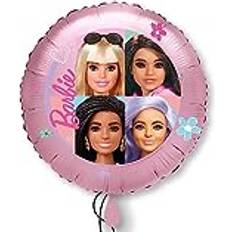 Childrens Party Latex Balloons Amscan Barbie Sweet Life Round Foil Helium Balloon 43cm 17 in