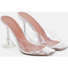 Transparent - Women Heels & Pumps Amina Muaddi Transparent Lupita Glass Heeled Sandals Transparent IT