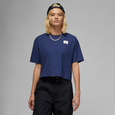 Jordan Vrouw Kleding Jordan Essen Boxy Tee 2 - Midnight Navy