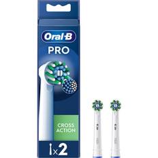 Oral-B B CrossAction White Toothbrush Head Pack of 2 Counts