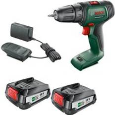 Bosch UNIVERSALDRILL P4A 18v Cordless Drill Driver 2 x 2.5ah Li-ion Charger No Case