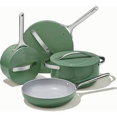 Non toxic ceramic cookware Caraway 9pc Non-Stick Cookware Set