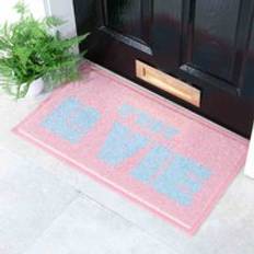 Blue Entrance Mats Artsy Doormats C'est La Vie Blue