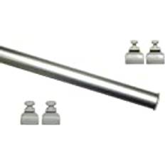 Aluminium - Sølv Gardinlængder Gardinia Vorhang