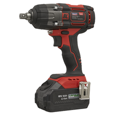 Sealey Cordless Impact Wrench 18V 4Ah Lithium-ion, 1/2"Sq Drive