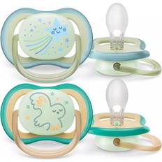 Ultra Air Night Pacifier 0-6m 2-pack