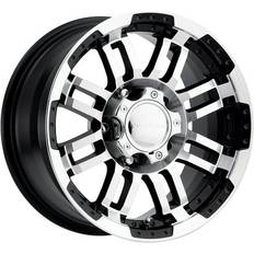 Car Rims Warrior Vision Off-Road 17x8.5 5x127 25et Gloss Black Machined Face Wheel