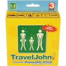 Gulvstående Urinaler Care Plus Travel John 4-pack