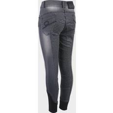 Harrys Horse Liciano Denim Full Grip Ridebukser - Børn