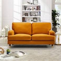 Orange Sofas Artemis Home Woodbury 158cm Wide Sofa 2 Seater