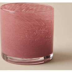 Ellos Ruby Medium Højde Lysestage Krukke 12 cm Rosa Vase