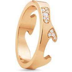 Georg Jensen Fusion Ytterring - Ros�éguld