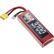 Reely Modelbyggeri-batteripakke LiPo 11,1 V 3700 mAh Celletal: 3 40 C Hardcase XT90