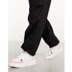 Armani Exchange Skor Armani Exchange – Vita och rosa sneakers-Svart/a