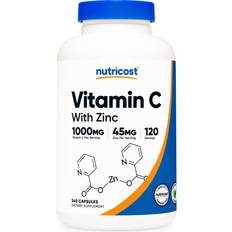 Nutricost Vitamin C with Zinc 1,000 mg 240 st