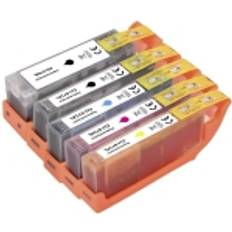Renkforce Bläckpaket Ersätter Canon PGI-570 - Svart/Foto Svart/Cyan/Magenta/Gul