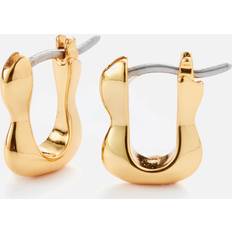 14k - Woman Earrings Jenny Bird Women's Squiggle Huggies Gold