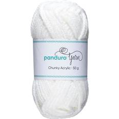 Panduro Garn Chunky Acrylic 50g vit