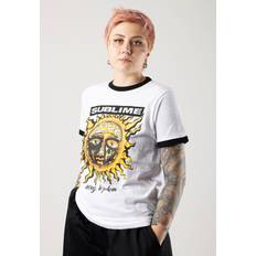 Sublime Unisex Ringer T-Shirt To Freedom - White