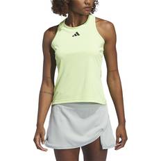 Tennis Tank Tops Adidas Club Sleeveless T-shirt Yellow Woman