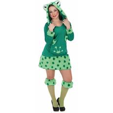 BigBuy Carnival Frog Lady Costume M/L 2 Pieces