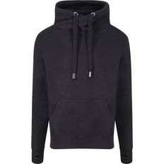 AWDis Cross Neck Hoodie Black