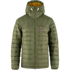 Gul - Vinterjakker Fjällräven Expedition Pack Down Hoodie Green/Mustard Yellow